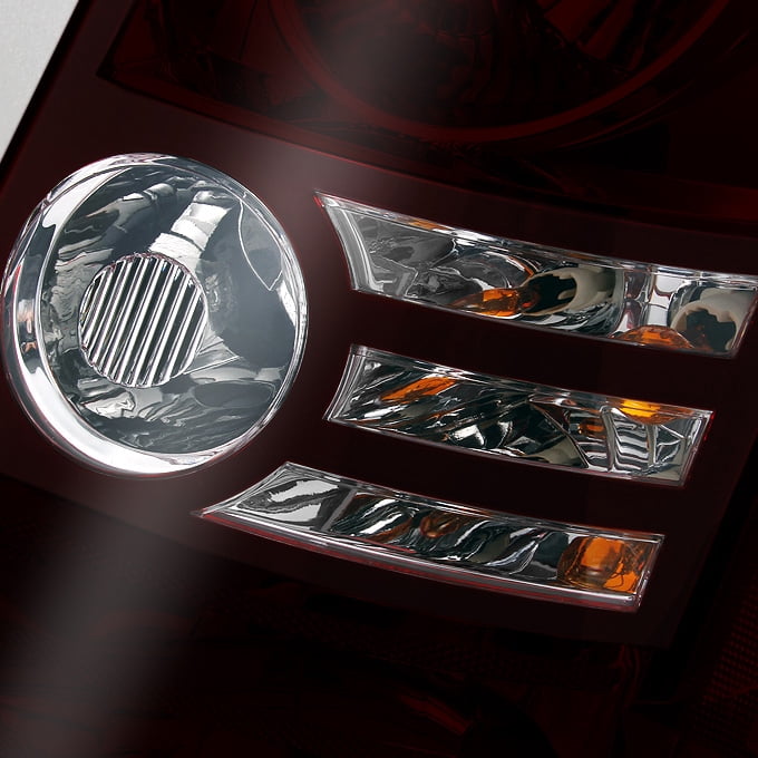 AKKON - For Chrysler 300 Base | Touring Dark Red Tail Lights Driver Left + Passenger Right Replacement Pair Set