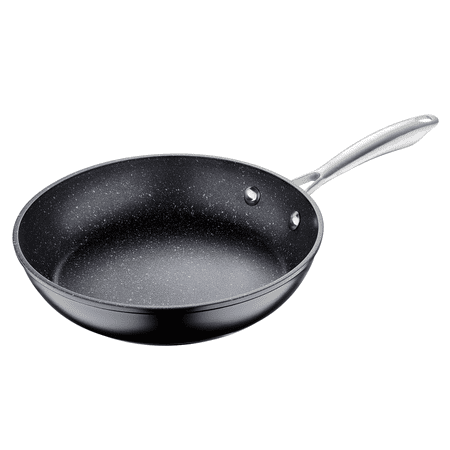 Vital by MasterPRO - 9.5  Forged Aluminum Titanium-Reinforced Non Stick Fry Pan  9.5 Inches  Black