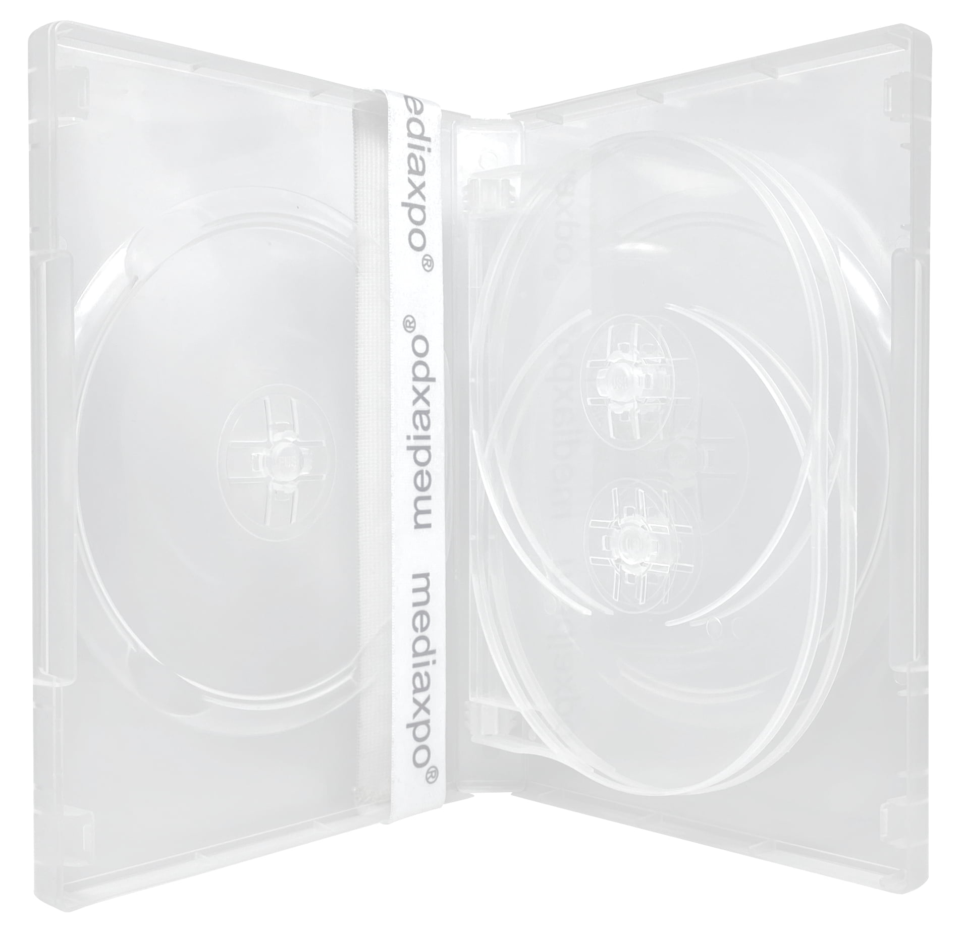 CheckOutStore 10 Clear 6 Disc DVD Cases