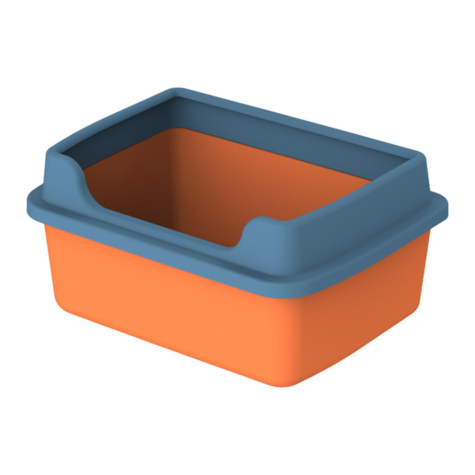 Fzaqwen Cat Litter Boxes for Indoor Cats Tall Detachable with High Sides with Rim Litter