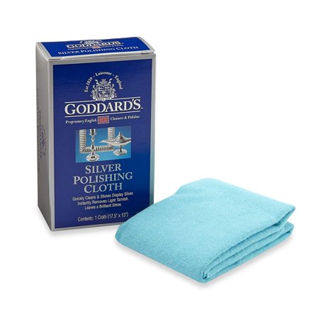 Silver Polish Cloths Goddard's Silver Polishing Cloth | No Rubbing or Buffing is Required, Goddard's Silver Polishing Cloth cleans and shines while instantly removing light tarnish By Goddards ()