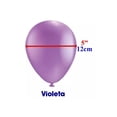 thumbnail image 3 of 100 Piezas Globos Payaso Numero 5 Color Violeta Adornos Decoraciones Eventos Fiestas, 3 of 6
