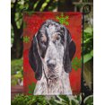 thumbnail image 3 of Carolines Treasures SC9745GF Blue Tick Coonhound Drapeau de Vacances Flocons de Neige Rouges Taille Jardin, 3 of 3