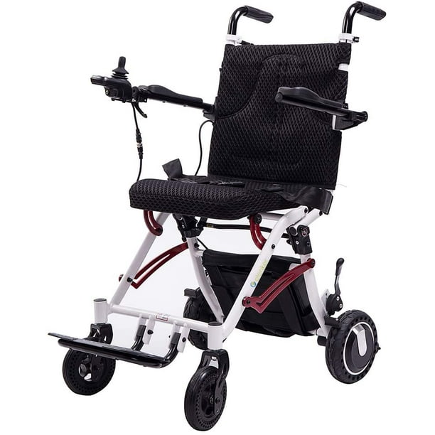 ELENKER Electric Wheelchair, Super Lightweight Foldable Power Mobility