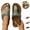 Green, variant on YOUYEDIAN Orthopedic Flip Flops Women Casual Flat Slippers Cozy Slip on Sandals Summer Open Toe Shoes(Green)