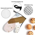 thumbnail image 5 of YFYANG Oven Mitts and Pot Holders Sets 4 Pieces, Non-Slip Heat Resistant Floral Geometric Art Kitchen Glove Pot Mat for Cooking and Baking, 5 of 8