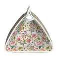 thumbnail image 3 of Lsque Bunny Floral Printed Long Tissue Box Cover Holder, Facial Paper Organizer Dispenser,Triangle with Bottom Belt, PVC Leather Decorative Organizer, 3 of 9