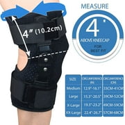 NEENCA Brand Stabilizing Hinged Knee Brace, Adjustable,joint pain relief, injury recovery.