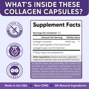 Healblend Collagen Supplement for Women and Men and Healthy Joints, Healthy Skin, Hair and Nails - 120 Capsules