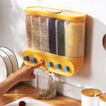thumbnail image 3 of Cereal Can Eco-friendly Large Capacity ABS Transparent Cereal Dispenser Supplies for Home, 3 of 10