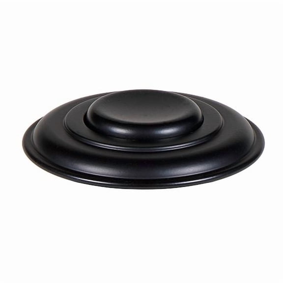 InSinkErator Decorative Air Switch Push Button, Vintage Style in Matte Black - 78666A-ISE