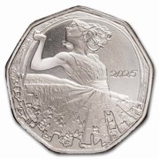 2025 Austria Silver €5 New Years: Dance Away