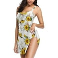 thumbnail image 5 of One Piece Swimdress Swimsuits for Women Tummy Control Swim Dresses Skirt Bathing Suit M, 5 of 7