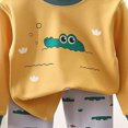 thumbnail image 5 of UAYOTSE Toddler Baby Boy Clothing Sets Little Dinosaur Printed Long Sleeve Tops and Pants Kids 2pcs Outfits,Sizes 7-8 Years, 5 of 5