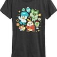 thumbnail image 3 of Pokémon - Sprig Fuec Quax Cafe - Women's Short Sleeve Graphic T-Shirt, 3 of 5