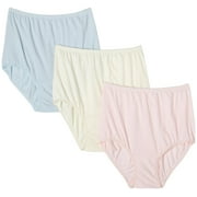 Vanity Fair Perfectly Yours Women`s Classic Cotton Brief Panty, 8, MULTI 1838