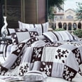 thumbnail image 1 of North Home Orient Housse de Couette 100 % Coton Ensemble 4 Mcx, 1 of 1