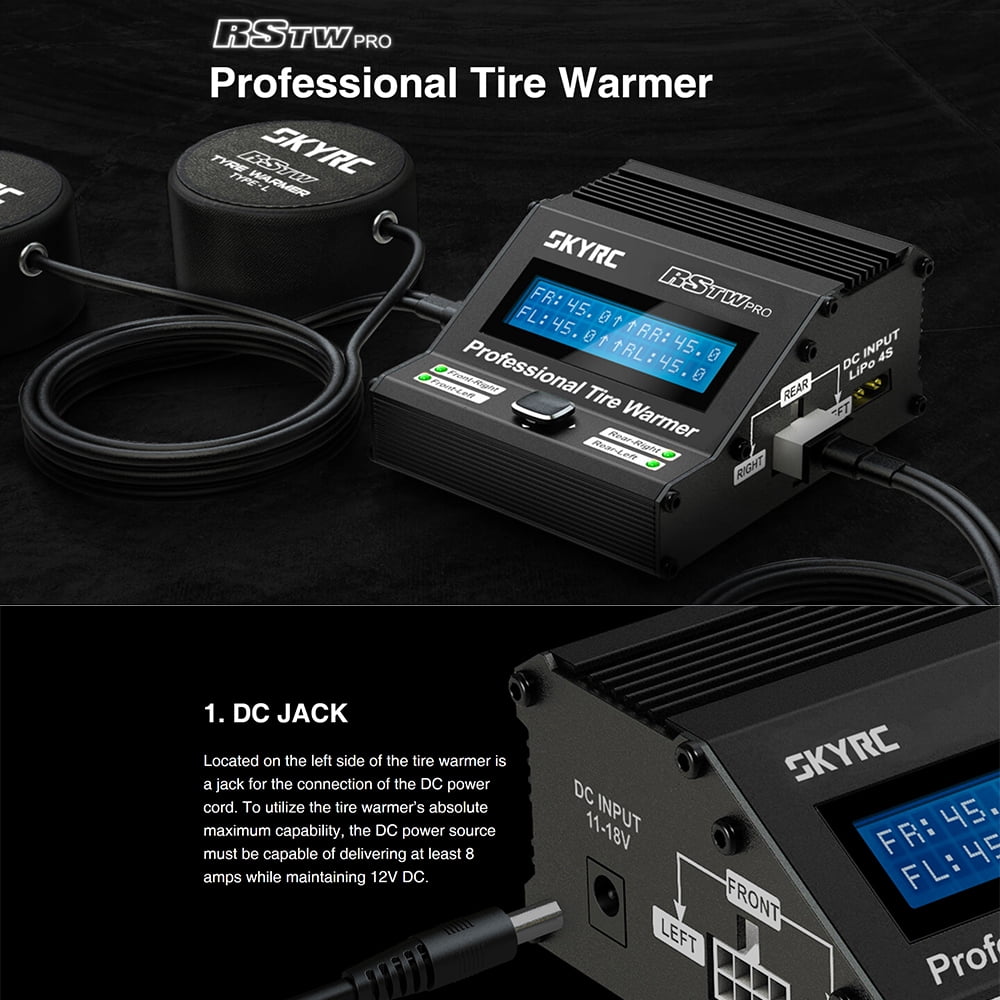 SKYRC RSTW Professional Tire Warmer Electronic Temperature Control for