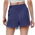 thumbnail image 4 of Posijego Girls Fringe Shorts Boho Vintage Shorts High Waist Vacation Summer Shorts with Pockets, 4 of 6