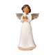 thumbnail image 1 of Estatua de ángel Gloria figura de resina coleccionable con alas de paloma, 1 of 9