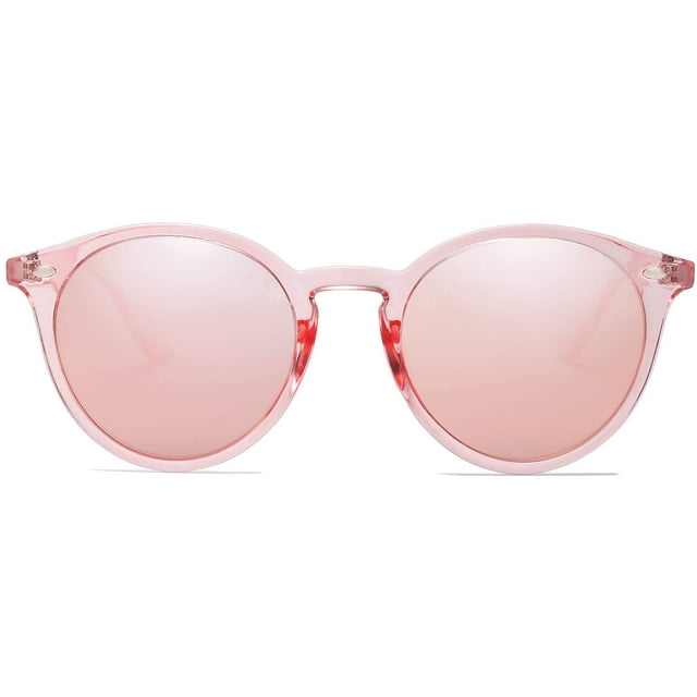 Gafas de sol SOJOS Retro Round Polarized SJ2069 para mujer/hombre