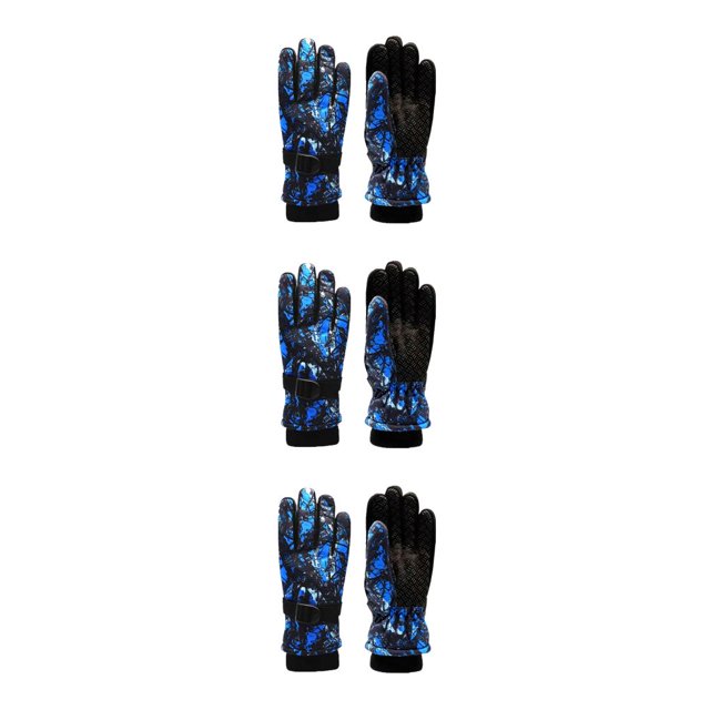 Sonducket Guantes para niños Guantes impermeables para ciclismo Unisex Moda Snowboard Motocicleta Nieve Guante antideslizante para deportes al Type4 NO4