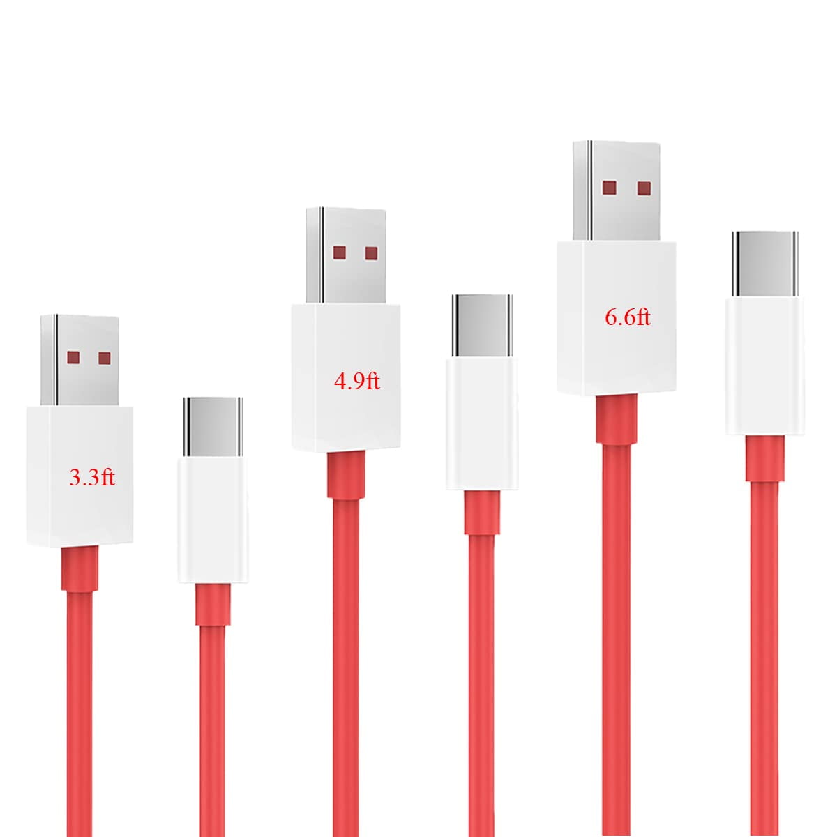 for Oneplus Charging Cable USB Type Charger Warp Charge 65W Supervooc for Oneplus 10 Pro 8 7T 7 9R 9RT Nord N20 2 CE N10 Dash Fast 6T 6 5T