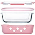 thumbnail image 6 of 10 Pack Glass Meal Prep Containers with Removable Silicone Sleeves,Food Storage Container Set with Airtight Lids (34oz+12oz), 6 of 6