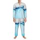 thumbnail image 3 of Balery Crystal Clear Water Splash Pijama para Hombre de Dos Piezas con Manga Larga, Conjunto de Dormir y Descanso Suave con Bolsillos-XX-Large, 3 of 7