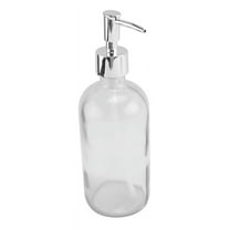 Soap Dispenser Clear Glass Soap Dispenser with Pump 16 Oz Refillable Liquid Hand Soap Di ma2719