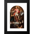 thumbnail image 2 of Bartholomaeus Spranger 11x14 Black Modern Framed Museum Art Print Titled - Epitaph of Goldsmith Nicolas Muller of Prague (1592 - 1593), 2 of 5