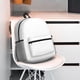 thumbnail image 5 of Disketp White Mochila Ligera Clásica con Múltiples Bolsillos, Mochila Casual para Hombre y Mujer, Ideal para Escuela, Trabajo y Viajes, 5 of 6