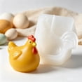 thumbnail image 6 of Chicken Shape Molds, Silicone Chicken Mold for Candle, Soap and Epoxy Resin, Reusable Flexible Rooster and Hen Molds for Farmhouse DIY Crafts, S, 6 of 7