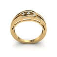 thumbnail image 3 of 1ctw Round Cut Diamond Prong Bridal Fancy Stylized Wedding Band Ring Anniversary Solid 14K Gold GH I1, 3 of 3