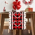 thumbnail image 4 of WMQPNNS New Trending Valentine's Day Table Banner Classic Valentine's Day Tablecloth for Living Room Kitchen, 4 of 9