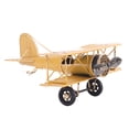 thumbnail image 4 of Modèle d'Avion Rétro en Métal Accessoires Vintage Biplan Décor pour Maison & Café, 4 of 7