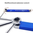 thumbnail image 2 of Amdohai Ratchet Extension Wrench, Multi Function High-carbon Steel Extender Adaptor 1/4" 3/8" 1/2" Hand Torque Gear Socket Nut Tools Set, 2 of 4