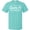 Scuba Blue, variant on From Santa Fe New Mexico in White Distressed Text T-Shirt