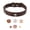Brown, variant on WAAYEE Cute Bear DIY Pet Collar, PU Leather Adjustable Neck Collar with 6 DIY Charms for Small Medium Large Dogs & Cats, Cartoon Pet Accessory