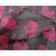 thumbnail image 4 of oneOone Silk Tabby Fabric Peacock Block Print Fabric BTY 42 Inch Wide, 4 of 4