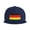 Blue, variant on Flat Bill Snapback Hats for Men Women German Flag Germany Hip Hop Style Plain Baseball Cap Black