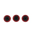 thumbnail image 3 of Control de bajo de guitarra shamjiam 3 piezas con rayas circulares rojas, 3 of 8
