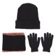 thumbnail image 1 of 1 Set Cálido Sombrero espesante de invierno bufanda de punto de invierno Senderismo guantes de punto, 1 of 6