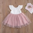 thumbnail image 6 of GYRATEDREAM Toddler Baby Girls Princess Dress Sleeveless Tulle Summer Wedding Tutu Dress 1-5 Years, 6 of 8