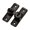 Black, variant on Homenest 90 Degree Barn Door Alloy Rotate Door Lock Sliding Door Flip Lock for Cabinet Window Hardware with Screws,Black