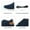 DARK/BLUE, variant on Men Fashion Sneakers Street Basics Comfort Casual Walking Shoes For Men ZERO-01 ARMY/GREEN Size 9.5