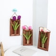thumbnail image 3 of Tulipán Artificial, maceta montada en la pared, paisaje, planta artificial, decoración interior, flor falsa, 3 of 5
