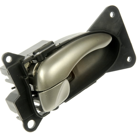 Dorman 81544 Interior Door Handle for Specific Nissan Models, Smooth Silver Lever; Black Housing