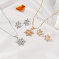 thumbnail image 4 of JUSIP 2pcs/ set Exquisite Snowflake Earrings Set - Christmas Jewelry Collection for Men and Women - Creative Party Accessories with Necklace and Earrings, 4 of 7