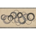 thumbnail image 3 of Authentic Hotel and Spa  Turkish Cotton Circles Embroidered Dark Grey Bath Towel, 3 of 3